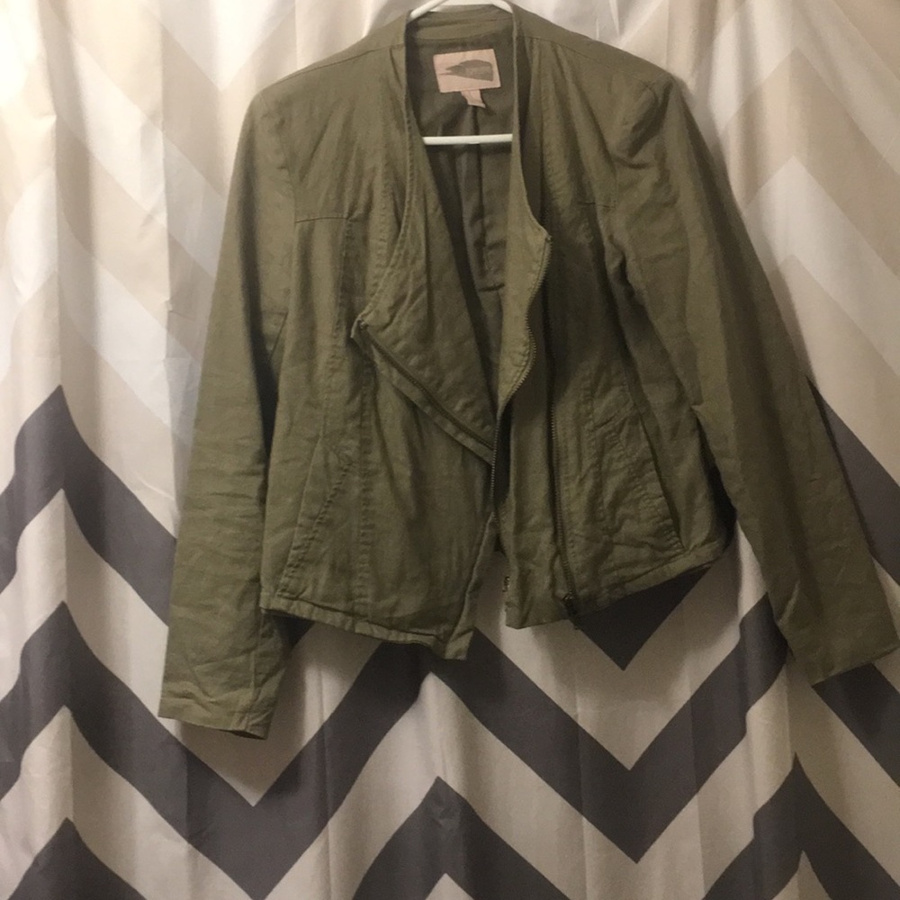M Forever 21 Earth Green Jacket